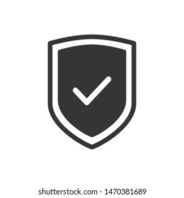 Shield Protection Icon Vector Illustration