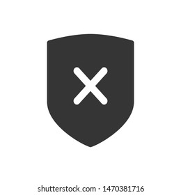 Shield Protection Icon Vector Illustration