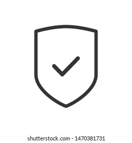 Shield Protection Icon Vector Illustration
