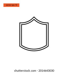 Shield protection icon vector illustration design