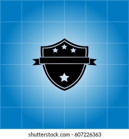 Shield protection icon. vector illustration