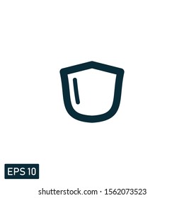 Shield protection icon vector logo template design element