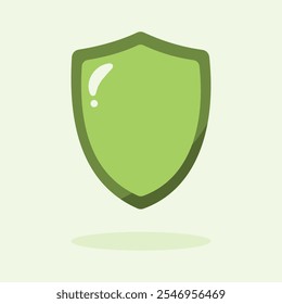 Ilustración de protección de escudo. Ilustración de concepto de seguridad 