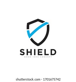 Vector de diseño del icono de protección contra escudos