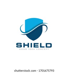 Shield Protection Logo Icon Design Vector Stock Vector (Royalty Free ...