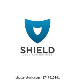 Shield Protection Logo Icon Design Vector