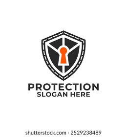 Shield Protection Logo Icon Design Vector, Guard and Shield Logo Design Template