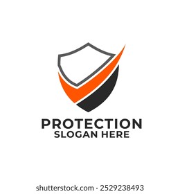 Shield Protection Logo Icon Design Vector, Guard and Shield Logo Design Template
