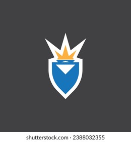 Ilustración de vectores con logotipo de protección Escudo