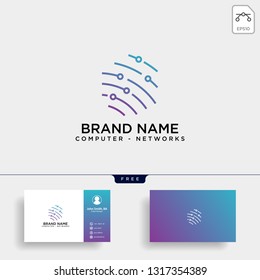 shield protection network logo template vector illustration icon element