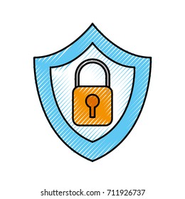 shield protection padlock secuirty system technology information
