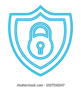 shield protection padlock secure data