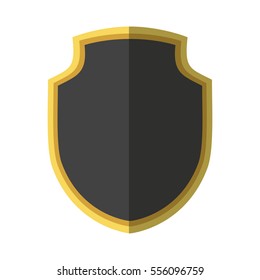 shield protection premium quality shadow vector illustration eps 10