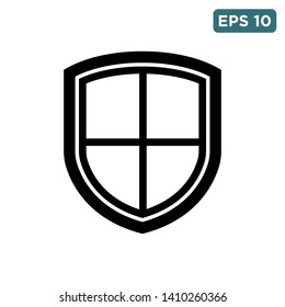 shield - protection - security icon vector design template