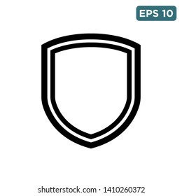 shield - protection - security icon vector design template