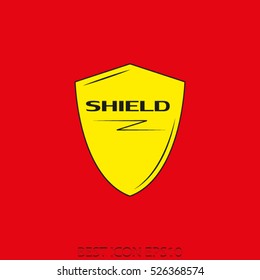 shield, protection, vector icon, eps10