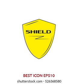 shield, protection, vector icon, eps10