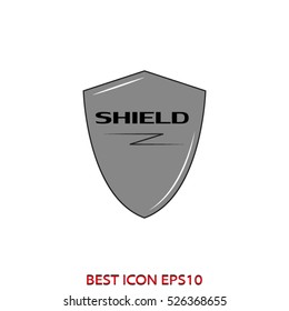 shield, protection, vector icon, eps10