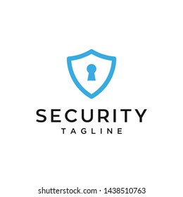 shield protection vector icon logo design