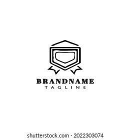 blindaje con cinta lindo logo iconos diseño de iconos moderna ilustración vectorial