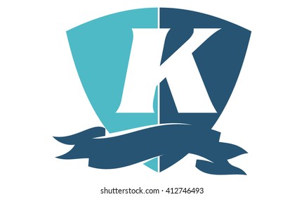 Shield Ribbon Letter K Stock Vector (Royalty Free) 412746493 | Shutterstock
