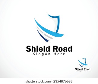 logotipo de carreteras de protección diseño creativo diseño moderno