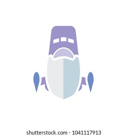 Shield Rocket Logo Icon Design