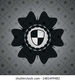 shield, safety icon inside black badge