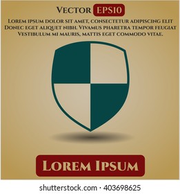 Shield (Safety) icon vector illustration