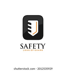 Shield Safety Logo Design Letter O Stock Vector (Royalty Free ...