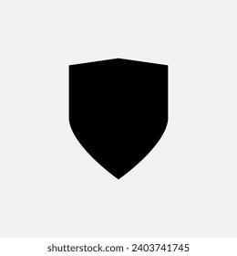 shield, safety, protection, safety, elements for design with simple solid icon style