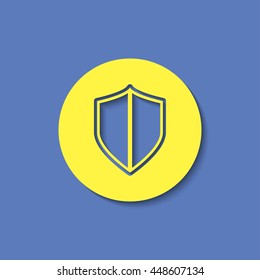 shield safety vector icon