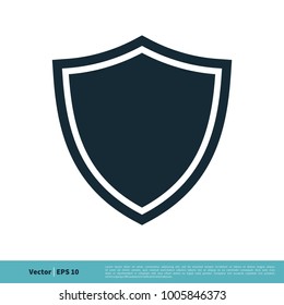 Shield Secure Icon Vector Logo Template Illustration Design. Vector EPS 10.