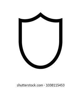 Shield Secure Icon Vector Logo Template