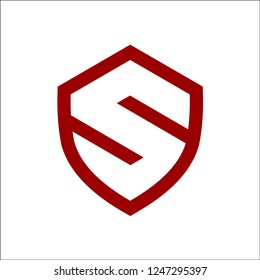 Shield / Secure / Safe with Initial S logo design inspiration