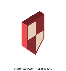 shield security guard isolated icon vector illustration design