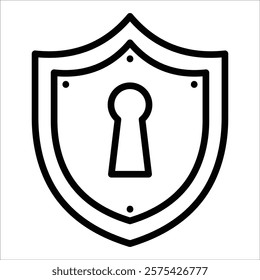 Shield Security Icon Element For Design