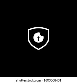 shield security icon logo premium