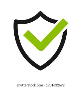 shield - security icon vector design template