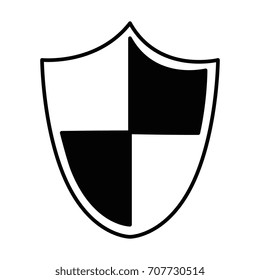 shield security isolated icon