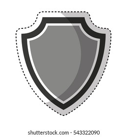shield security isolated icon vector illustration design