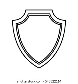 shield security isolated icon vector illustration design
