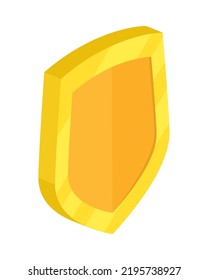 seguridad de escudo icono isométrico plano aislado