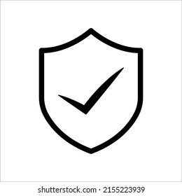 Shield with security lock. Perfect for websites, mobile apps, presentations, infographic. Virus protection concept sign design.