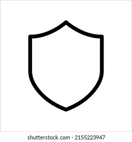 Shield with security lock. Perfect for websites, mobile apps, presentations, infographic. Virus protection concept sign design.