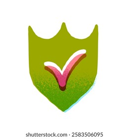 Shield with security lock. Perfect for websites, mobile apps, presentations, infographic. Virus protection concept sign design.