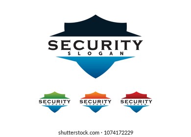 shield security logo company template element
