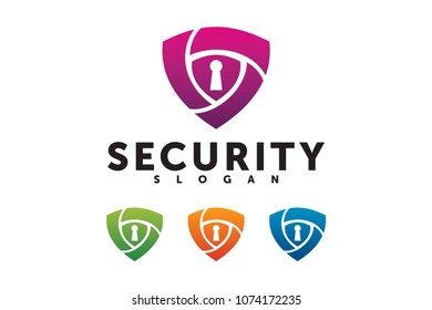 shield security logo company template element