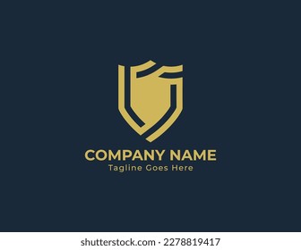 Shield Security Logo Concept icon sign symbol Element Design. Cyber, Protection, Guardian Logotype. Vector illustration template