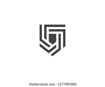 Shield Security Logo Concept sign icon symbol Design. Vector illustration logo template
